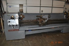17" x 120" Clausing #7-17-120, engine lathe3 & 4-jaw chuck, inch/metric, Steady Rest, tailstock