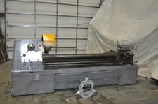 17" x 80" Clausing #7-17-80, engine lathe, 4-jaw 14" chuck, tailstock, 9" steady rest