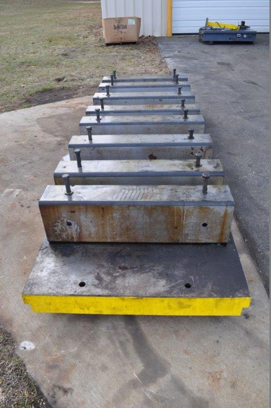 144" L x 43" width x 5-1/2" H, Bolster Plate, T-slotted