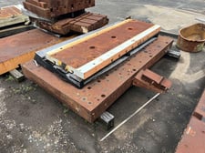 84" L x 48" width x 6.5" H, Bolster Plate, drill & tapped