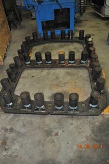 Cushion Nitrogen Ring, Super Brite nitrogen cylinders, 34 cylinders mounted on 3" ring
