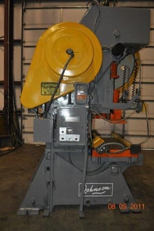 90 Ton, South Bend Johnson #90, OBI press, 6" stroke, 13.5" Shut Height, 44 SPM, air clutch & brake