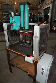 4 Ton, Tox Pressotechnik #K.04.00.200.20.00-US, pneumatic press, 7.874" stroke, 15" daylight