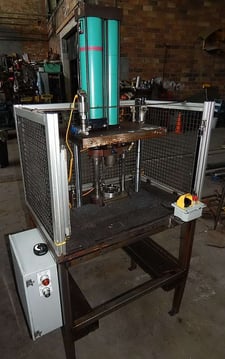4 Ton, Tox Pressotechnik #K4.200.20-US, pneumatic press, 7.874" stroke, 15" DL