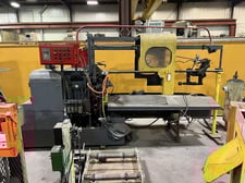 3" Modern #3L. tube cut-off, 2 slides, 65" target stop,double cross slide,roller feed