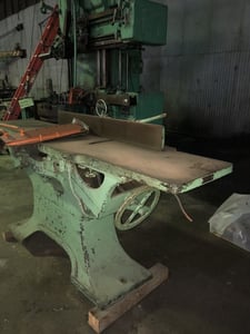 16" x 48" Goodell & Waters #T-1874, jointer, 36" travel, 7.5 HP