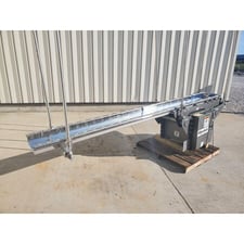Triple S Dynamics, sanitary horizontal differential conveyor, 12" width x 11' L, #17711