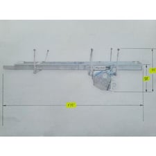 24" wide x 14' long, Triple S Dynamics, Stainless Steel horizontal differential conveyor, #17747