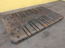 96" x 60" T-slotted Bolster Plate / Layout Surface Combustion Plate