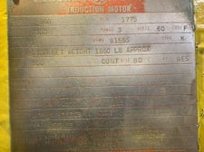 300 HP 1800 RPM General Electric, Frame 8155S, Drip-Proof Ball Bearing, 2300 Volts