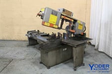 12-3/4" x 12-3/4" Hem #100A, horizontal band saw, 12'10" x1" blade, 5 HP, coolant, #63191