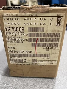 Fanuc #A06B-0212-B805, AC servo motor, new in box, #104206 (4 available)