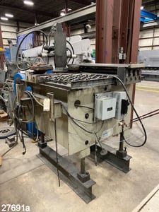 30" x .156" Coil-Matic #XHF-1230, air feed, 12" stroke, 7 roll straightener, 30 SPM, #27691