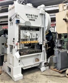 150 Ton, Minster #P2-150, 6" stroke, 54" x 40" bed, 45-90 SPM, #5753