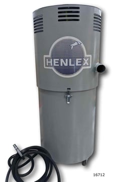 Henlex #HV105ML, dust collector, S/N 092015-04, #016712