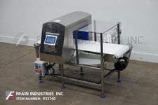 Loma #IQ4, automatic, inline, Stainless Steel metal detector, 19-3/4" wide x 70" long white flex link product