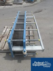 358 sq.ft., 100 psi shell, Polaris #950-68, plate heat exchanger, 304 Stainless Steel, 15" wide x 63" high