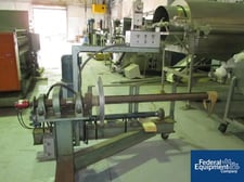 Coil Winder, for 48" long rolls, 0.5 DC motor, with controls & SCR on frame, with extra spindle, #49043