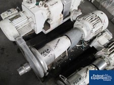 Tri-Clover #SP218SA-00A-S, 2" x 1.5" centrifugal pump, Stainless Steel, 3 HP, s/n #B9765, #2656-49
