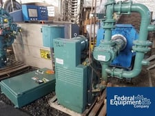 Stokes #212-11, oil seal vacuum pump with booster, 2 HP, s/n #73840X0800, #2792-43