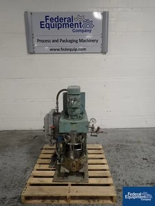 Premier #PLM-5, Planetary Mixer, Stainless Steel, 5 liter jacketed mixing can, vacuum cover, 230 V., #3056-3