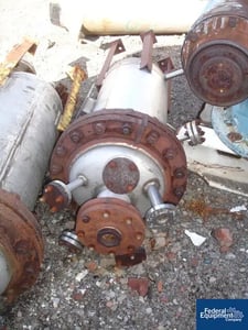 25 gallon Baeuerle & Morris receiver, 304 Stainless Steel, 16" diameter x 30" straight side, removable dish