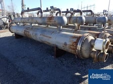 1915 sq.ft., 250 psi shell, 150 psi tube, Henry Technologies LTD heat exchanger, 304 Stainless Steel tube