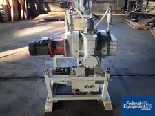 55 CFM, Pfeiffer #WU850, vacuum system, consisting of Pfeiffer model UNO90 rotary vane pump, 2.6 kw, 20016