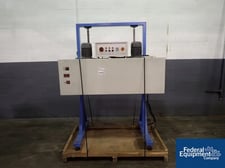 Heat shrink wrap tunnel, 60" l x 6" w heated area, manual height adjustment, with controls, 1 hp 220/380 volt