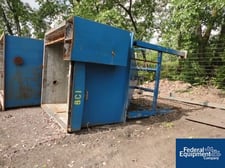 72" x 110" Weir Style Float/Sink Tank, Carbon Steel, 110" x 100" x 72" deep x 65" cone bottom chamber, on