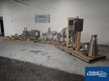 Vector #FL-Mulit-5, fluid bed dryer, Stainless Steel, (2) top spray granulation chambers, bowls and expansion
