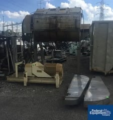 45 cu.ft. Toronto Coppersmithing Ribbon Blender, Stainless Steel, 37" wide x 72" long trough, double ribbon