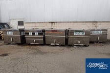 Self dumping hopper, 81 cu.ft., Stainless Steel, 75" long, 64" wide, 53" high, #3226-8