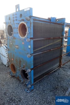 3771 sq.ft., Graham, GPE-85, Plate Heat Exchanger, Stainless Steel, 150 psi, serial# 98-37087-01, 1998
