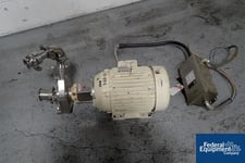 Fristam #742-180, Centrifugal Pump, Stainless Steel, 2.5" x 2", with direct coupled 15 hp, 230/460 volt, 3500