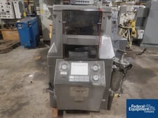 6.5 Ton, Manesty #Rotopress-MKII, 61 stations, 7/16" max diameter tablet, 11/16" depth of fill, 666000