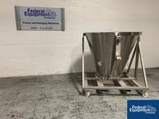 Vector, top spray expansion chamber, Stainless Steel, 62.5" top inner diameter, 30.5" bottom inner diameter