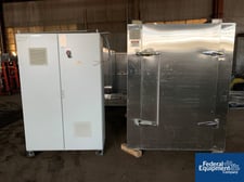 O' Hara Technologies #200K, tray drying oven, solvent design, Stainless Steel, 200 kg capacity, 185°F