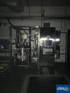 100 gallon Apache, agitated receiver tank, Stainless Steel, 150 psi @ 250°F, 3 HP, top mounted, 2015
