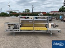 10" diameter x 7.6' long, APC, Discharge Screw Conveyor, Stainless Steel, 20 HP, 230/460 V., #3349-3