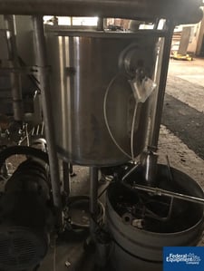 40 gallon Lee #40GAL-DBT, Stainless Steel, open top, dish bottom, on legs, S/N B4202A, 1989, #10634-2, 1989