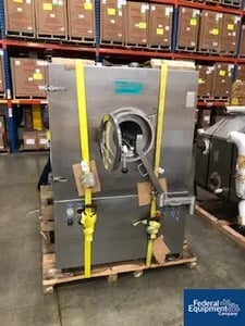 24" O' Hara LabCoat #LCIII, Coating Pan, Stainless Steel, spray guns and peristaltic feed pump, HEPA filter