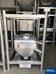 10.59 cu.ft., Zanchetta Bin, Stainless Steel, 300 liter, #3394-47