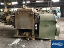 AMK Mixtruder #VI-U450, double arm mixer, 120 gallon, Carbon Steel, motor drive, S/N 12025, #3408-1