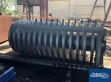 52" Stainless Steel Vertical Pellet Cooler, (16) total trays with (13) jacketed, As Is, #70803