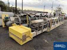 55' long, Belt Conveyor with Eriez Magnet, #3429-29