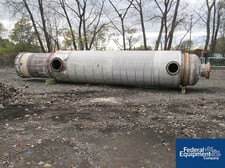 5914 sq.ft., 75 psi shell, 75 psi tubes, Manning & Lewis, Heat Exchanger, 304ELC Stainless Steel, 1988, #48727
