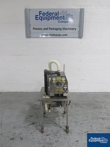 Image for Vector Hi-Coater #HCT-Mini, Stainless Steel, 8" diameter x 4" deep perforated pan with baffles, 4" pan opening, 40 watt pan motor, 1986, #48998, 1986