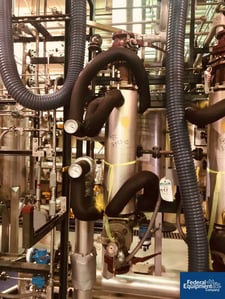 6" PFA Lined Column, jacketed, #3457-10