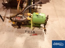 PulsaFeeder #680-S-E, diaphragm metering pump, nominally rated 1.99 GPM at 400 psi, .5 hp, 230/460 volt xp